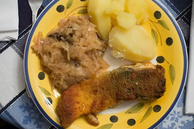 Christmas Eve carp and herring
