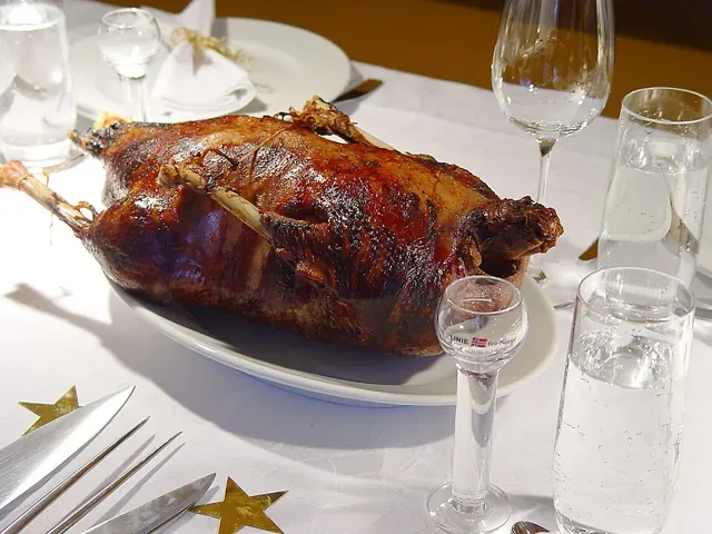 Christmas goose