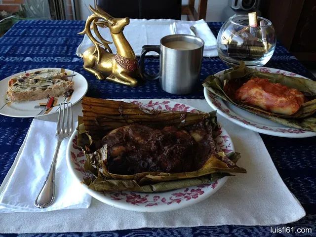 Central American tamales, paches and nacatamales