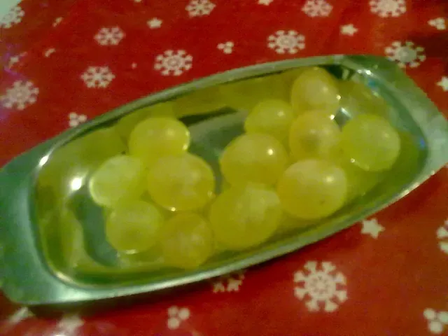 Twelve lucky grapes