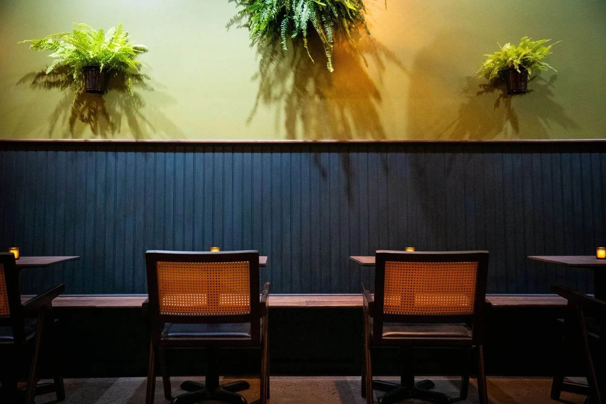 Booths in the Wild Fern Brewing taproom