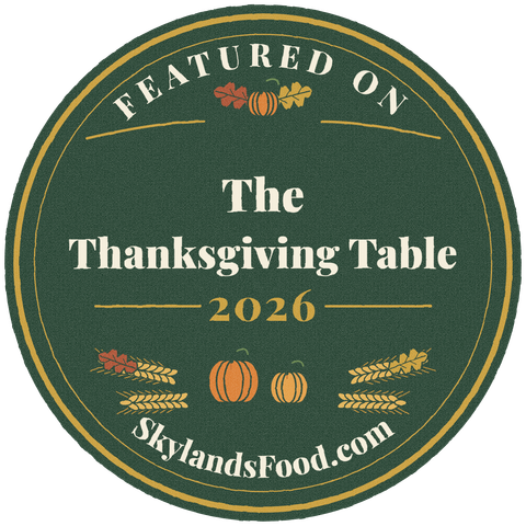 Featured on The Thanksgiving Table at SkylandsFood.com